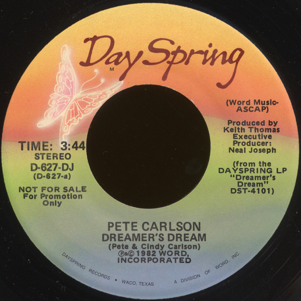 Pete Carlson – Dreamer's Dream (1982, Vinyl) - Discogs