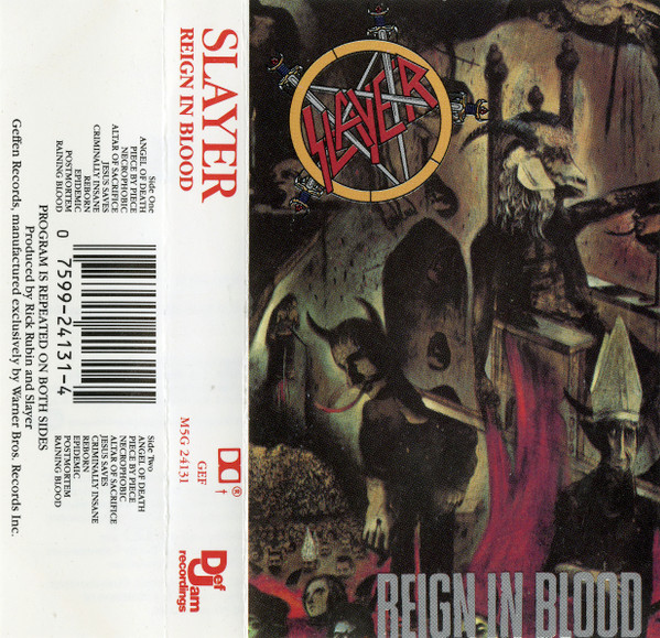 Slayer – Reign In Blood (2013, 180 Gram, Vinyl) - Discogs