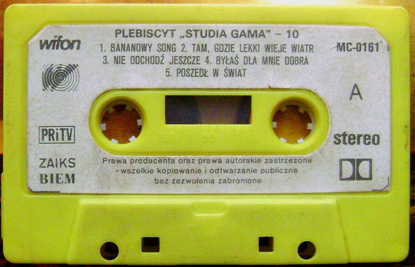 baixar álbum Various - Plebiscyt Studia Gama 10