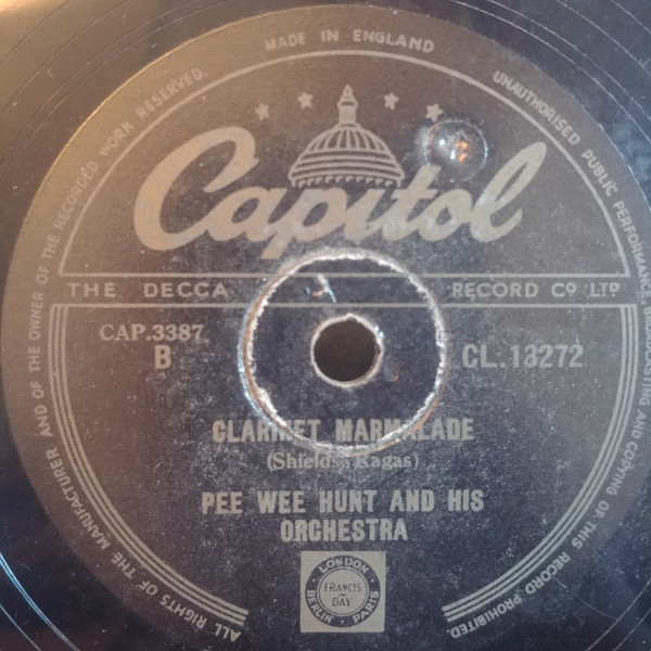 descargar álbum Pee Wee Hunt And His Orchestra - Thats A Plenty Clarinet Marmalade