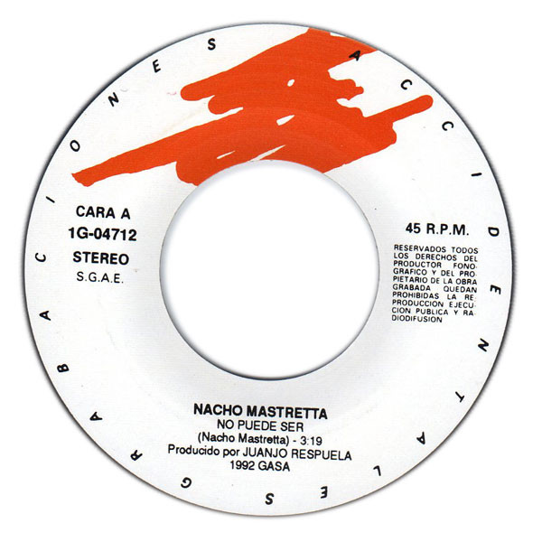 télécharger l'album Nacho Mastretta - No Puede Ser