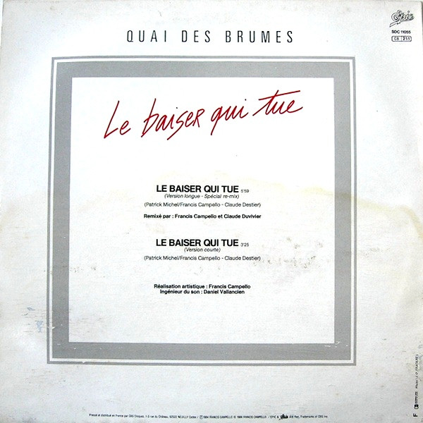 ladda ner album Quai Des Brumes - Le Baiser Qui Tue