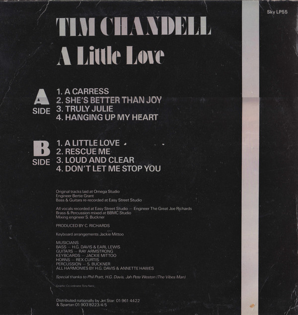 last ned album Tim Chandell - A Little Love