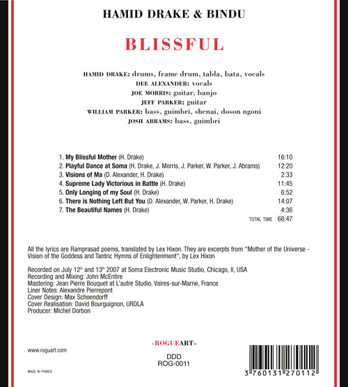 ladda ner album Hamid Drake & Bindu - Blissful