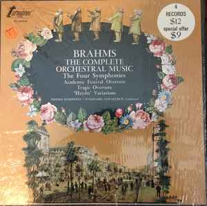 Johannes Brahms - The Complete Orchestral Music - The Four Symphonies, Academic Festival Overture, Tragic Overture, "Haydn" Variations album cover