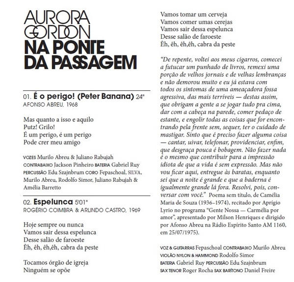 lataa albumi Aurora Gordon - Na Ponte Da Passagem