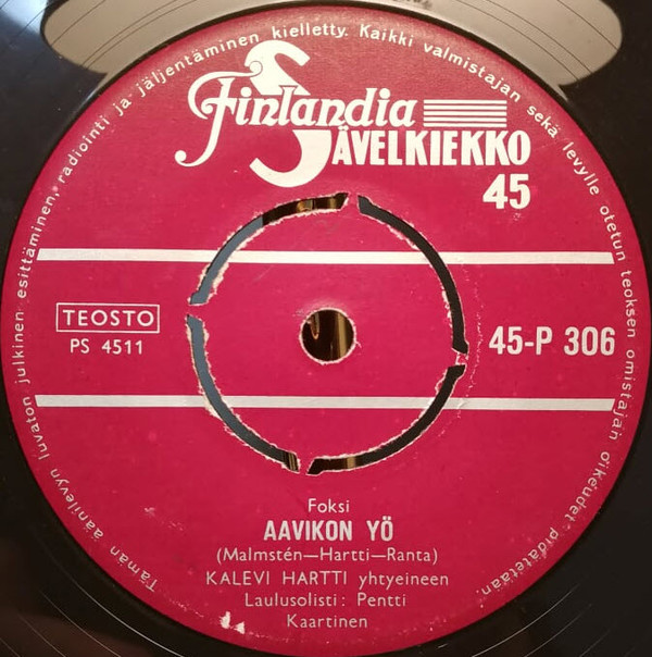 Album herunterladen Kalevi Hartti - Aavikon Yö Vosikan Viimeinen Virsi