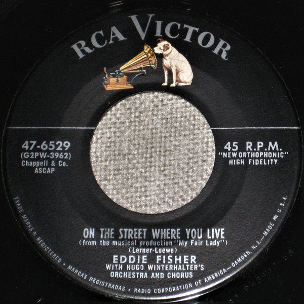 Eddie Fisher – On The Street Where You Live / Sweet Heartaches