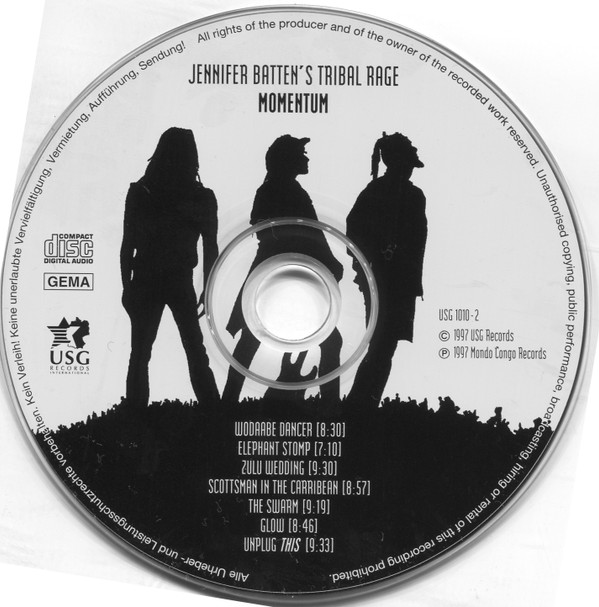 lataa albumi Jennifer Batten's Tribal Rage - Momentum