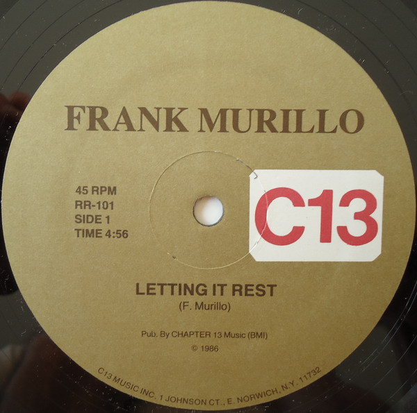 Frank Murillo – Letting It Rest (1986, Vinyl) - Discogs