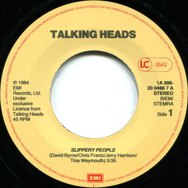 télécharger l'album Talking Heads - Slippery People