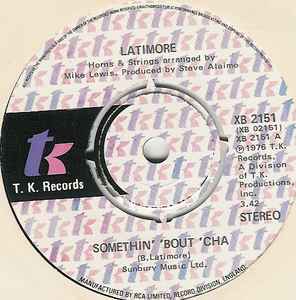 Latimore Somethin Bout Cha 1976 Vinyl Discogs