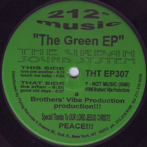 The Urban Sound System – The Green EP (1996, Vinyl) - Discogs