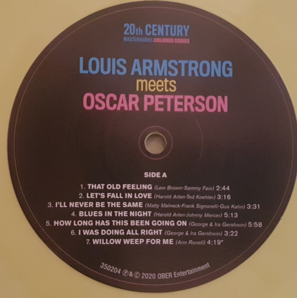 Louis Armstrong , Oscar Peterson - Louis Armstrong Meets Oscar Peterson | 20th Century Masterworks (350204) - 4