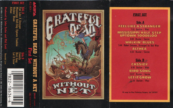 The Grateful Dead – Without A Net (1990, Cassette) - Discogs