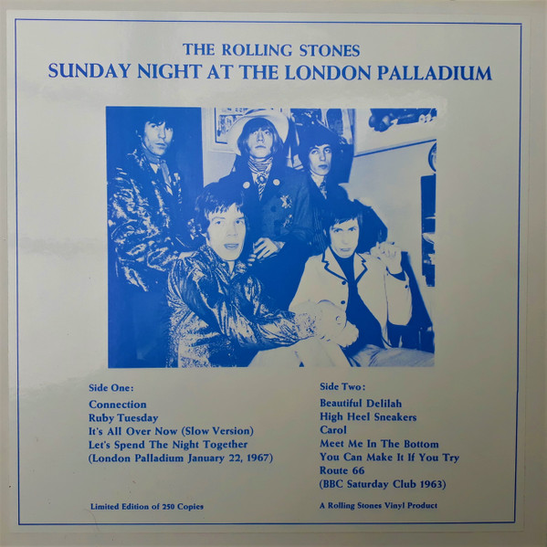 Rummet Centrum kopi The Rolling Stones – Sunday Night At The London Palladium (Clear, Vinyl) -  Discogs