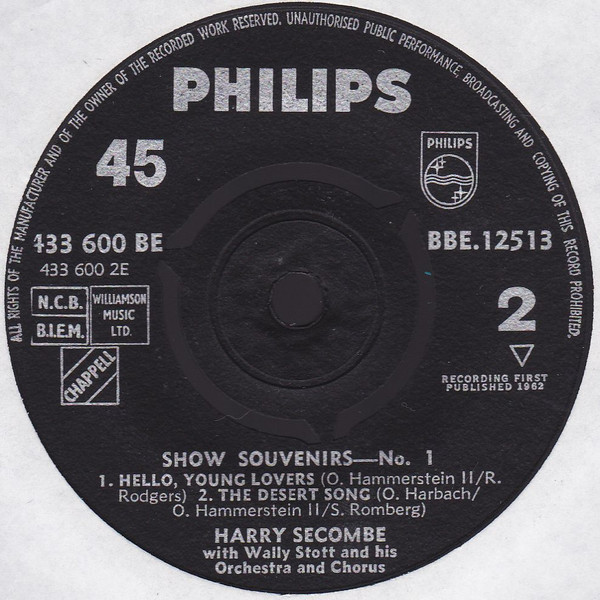 baixar álbum Harry Secombe - Show Souvenirs No 1