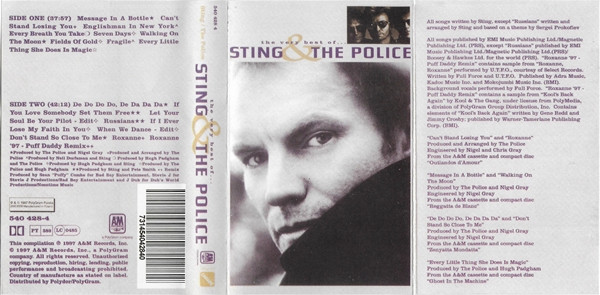 descargar álbum Sting & The Police - The Very Best Of