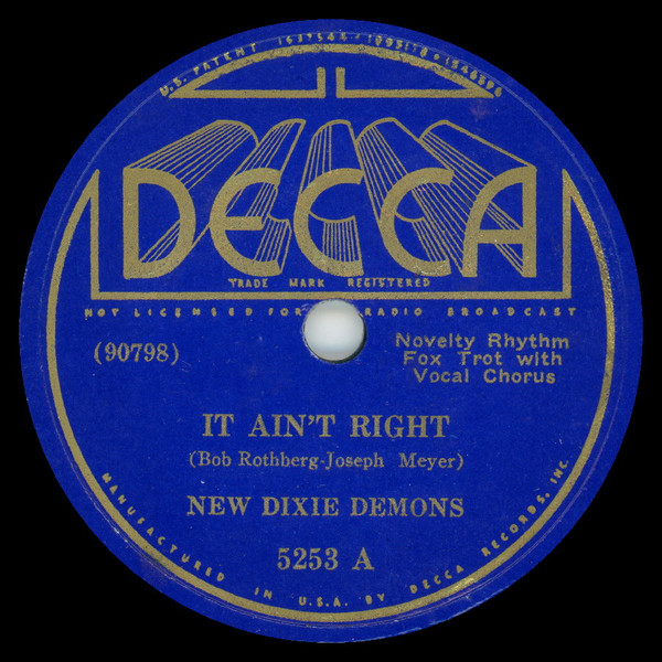 ladda ner album New Dixie Demons - It Aint Right Za Zoo Za