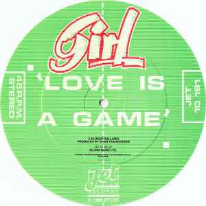 Girl – Love Is A Game (1980, White, Vinyl) - Discogs