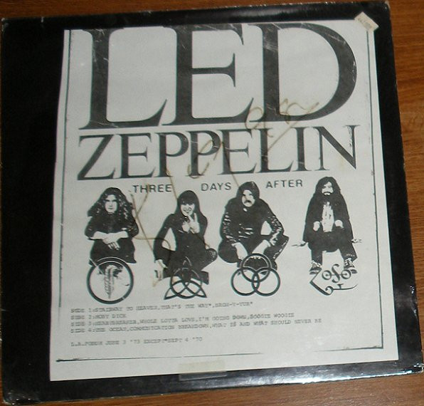 Led Zeppelin - 3 Days After | Releases | Discogs