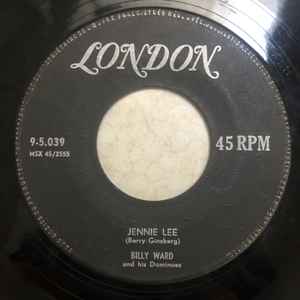 Billy Ward & Dominoes 45 Jennie Lee bw Music, Maestro, Please - Liberty  VG++