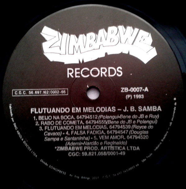 last ned album Grupo JB Samba - Flutuando Em Melodias