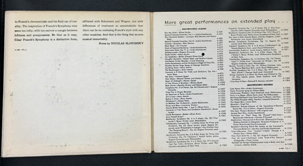 ladda ner album Eugene Ormandy Conducts The Philadelphia Orchestra Franck - Symphony In D Minor