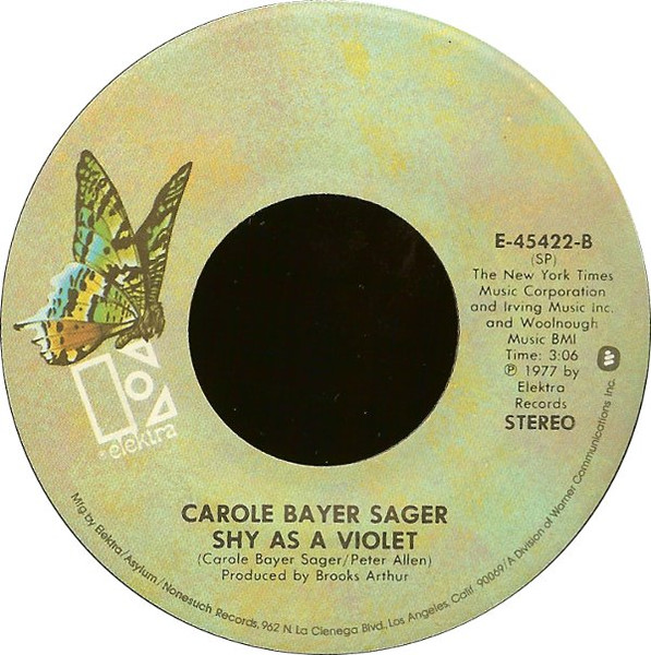 Carole Bayer Sager – You're Moving Out Today (1977, Vinyl) - Discogs