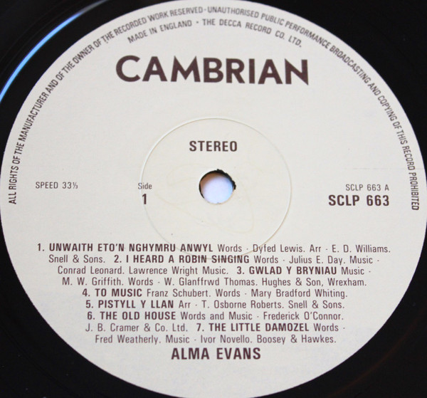 descargar álbum Download Alma Evans - Unwaith Eton Nghymru Annwyl album