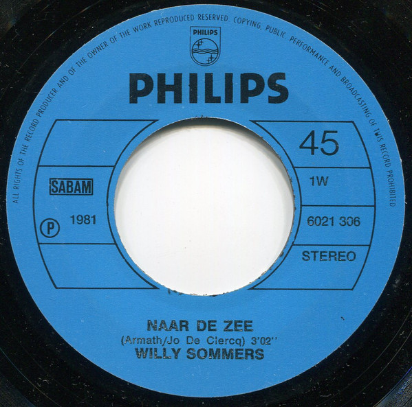 last ned album Willy Sommers - Naar De Zee Ik Ben Het Noorden Kwijt