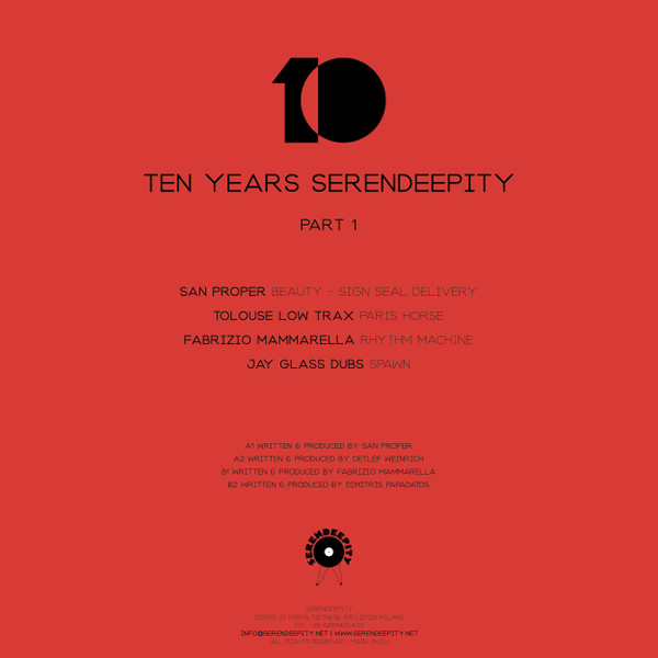 Various - Ten Years Serendeepity Part 1 | Serendeepity (SER002-1) - 2