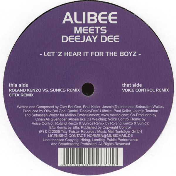 ladda ner album Alibee meets DeeJay Dee - Letz Hear It For The Boyz