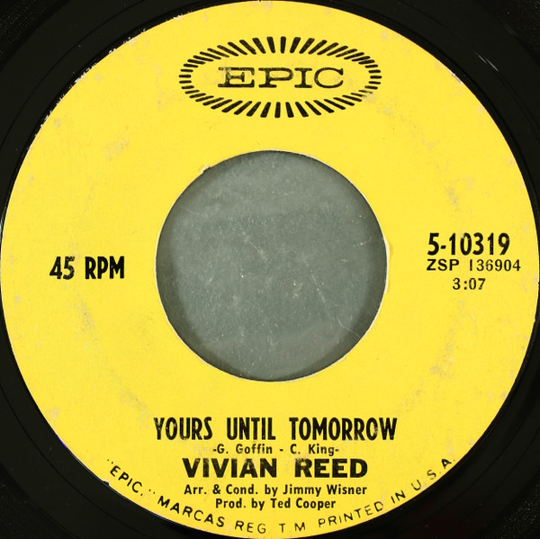 descargar álbum Vivian Reed - I Wanna Be Free Yours Until Tomorrow