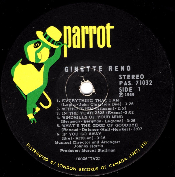 Ginette Reno - Ginette Reno | Parrot (PAS. 71032) - 3