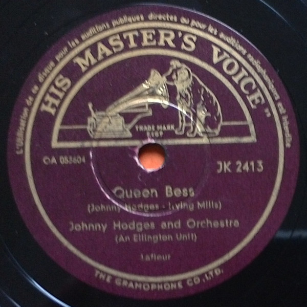 Johnny Hodges Orchestra – That's The Blues Old Man / Queen Bess 