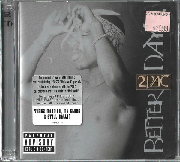 2Pac – Better Dayz (2002, CD) - Discogs