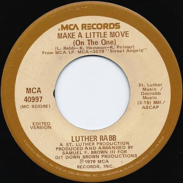 lataa albumi Luther Rabb - Street Angels Make A Little Move On The One