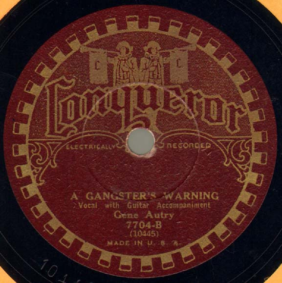 ladda ner album Frankie Wallace Gene Autry - Dont Send My Boy To Prison A Gangsters Warning