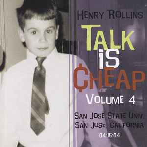 Henry Rollins - Talk Is Cheap Volume 4 album cover