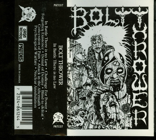 Bolt Thrower – In Battle There Is No Law! (1994, Cassette) - Discogs