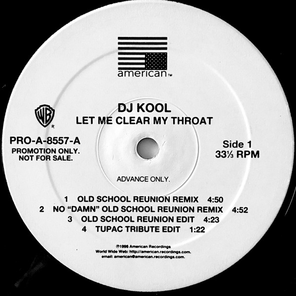 DJ Kool - Let Me Clear My Throat | Releases | Discogs