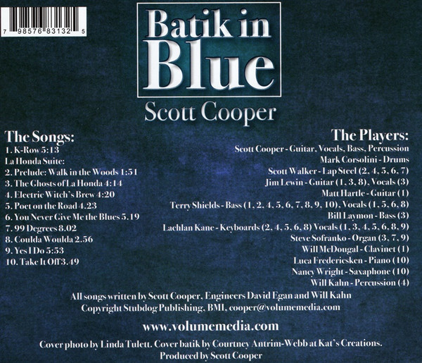 baixar álbum Scott Cooper - Batik In Blue