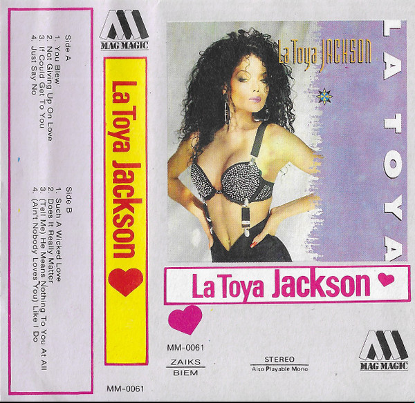 LA TOYA JACKSON La Toya JAPAN CD 25P2-2292 w/ INSERT 1988 issue Free  S&H/P&P