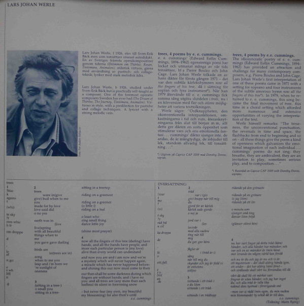 ladda ner album Various - Svensk Körmusik Från 1970 talet 1 Swedish Choral Music From The 1970s 1