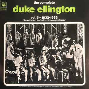 Duke Ellington - The Complete Duke Ellington Vol. 5 - 1932-1933 album cover