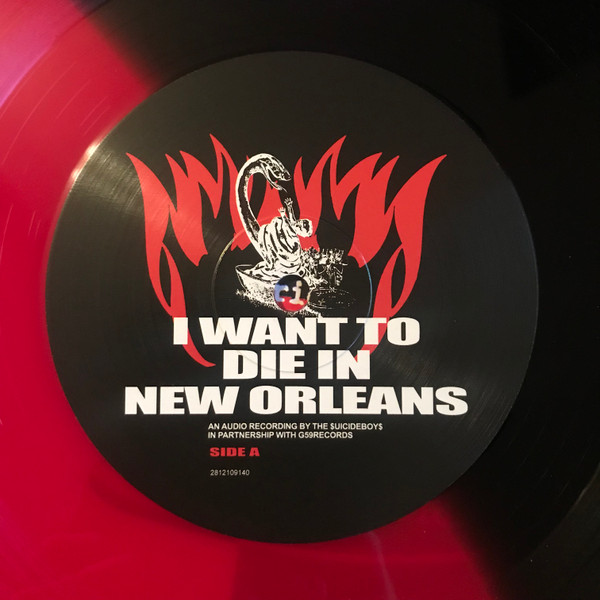 uicideboy$ – I Want To Die In New Orleans (2018, Black / Red Split