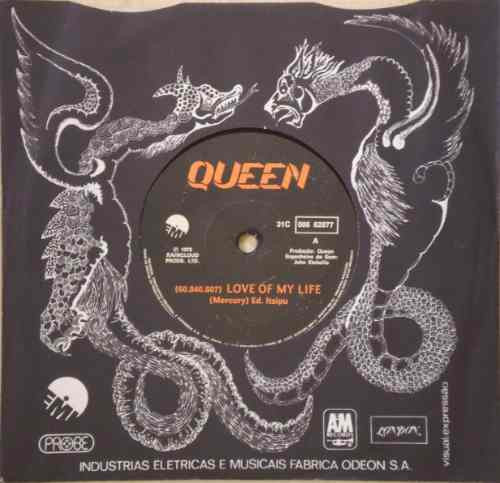 Queen Love Of My Life 7 Vinyl Record Wall Clock