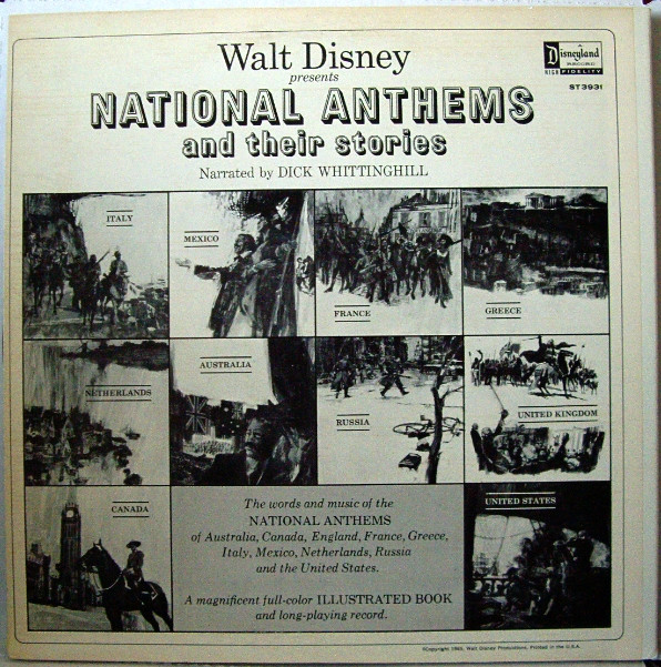 Album herunterladen Walt Disney - National Anthems And Their Stories