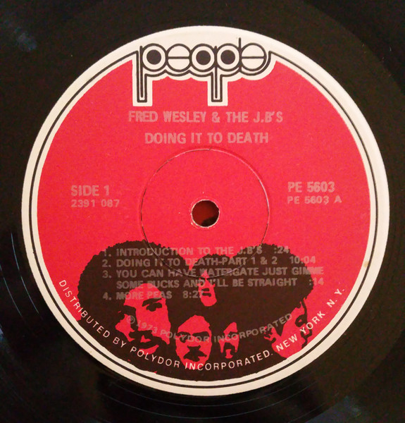 The J.B.'s - Doing It To Death | Releases | Discogs